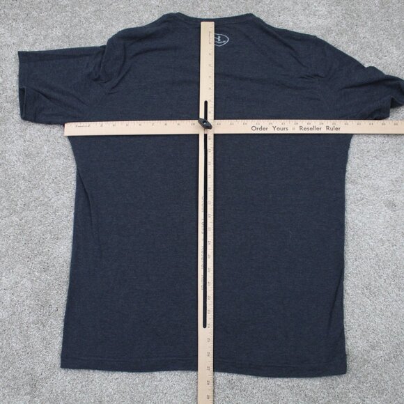 Under Armour Project Rock Shirt Adult Large Gray Heatgear Loose Fit S/S Pullover - Picture 8 of 11